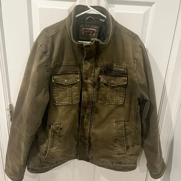 Levi's Men's Military Green Field Jacket - Picture 1 of 8